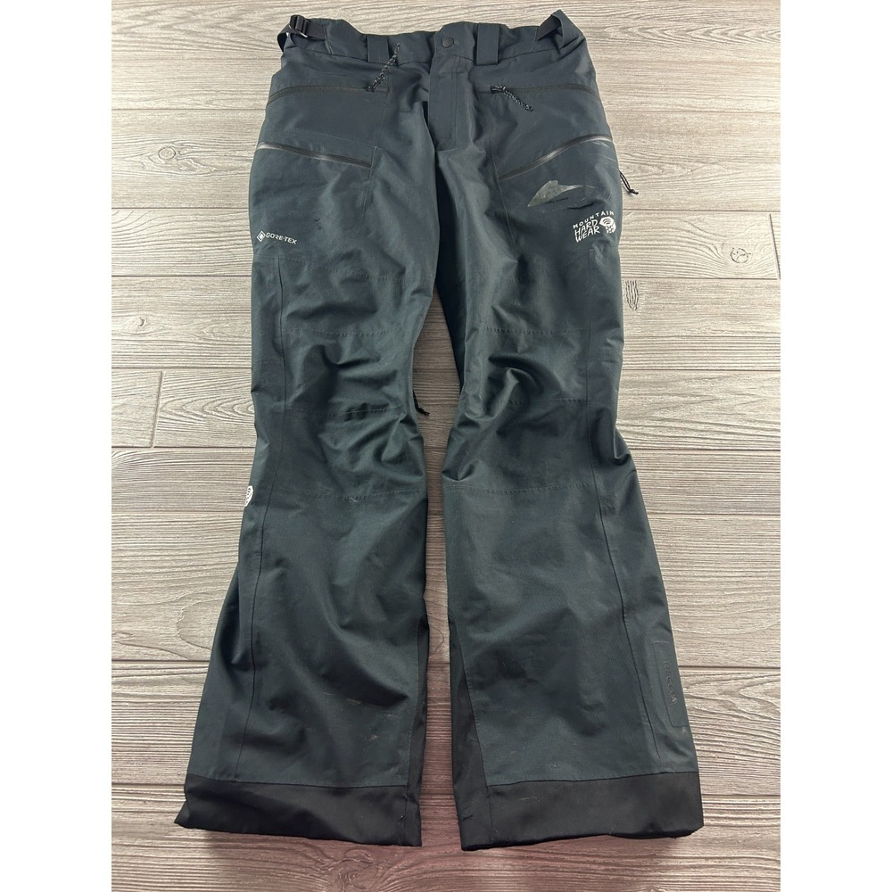 Mountain Hardwear Mens Snow Pants Small Black Gore Tex Ski Snowboard Conduit
